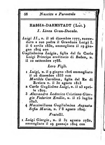 Almanacco di corte