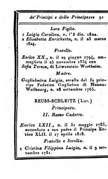 Almanacco di corte