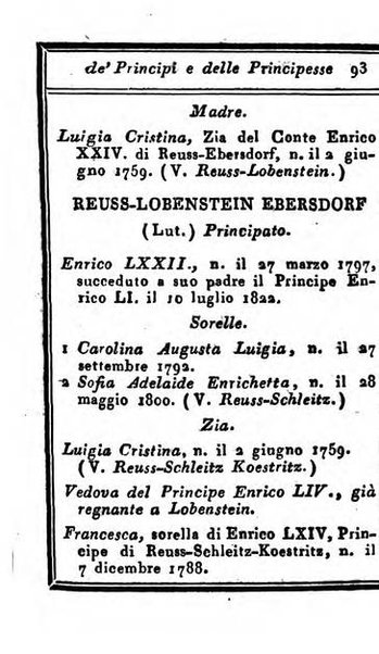 Almanacco di corte