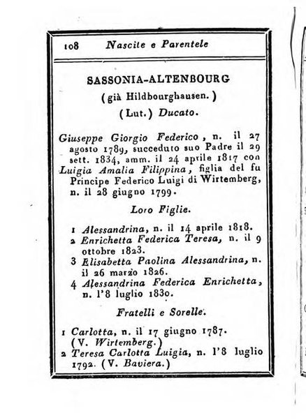 Almanacco di corte