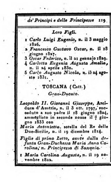 Almanacco di corte