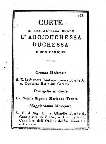 Almanacco di corte