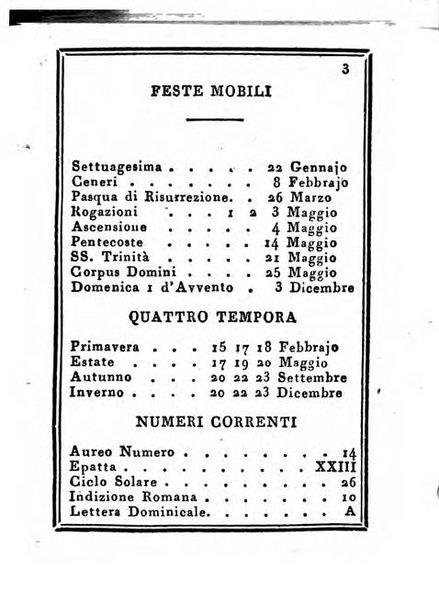 Almanacco di corte