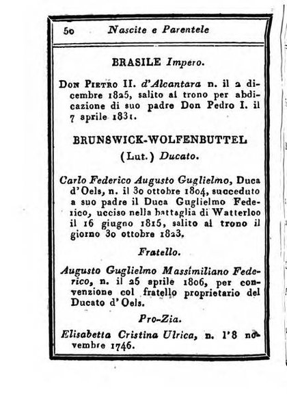 Almanacco di corte