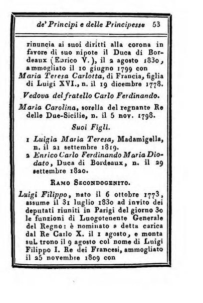 Almanacco di corte