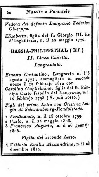 Almanacco di corte