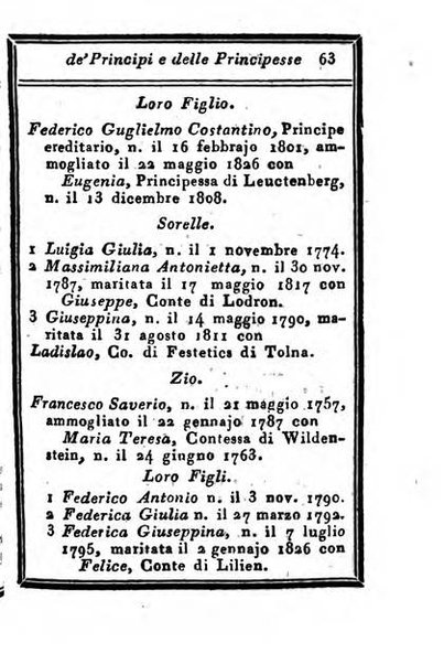 Almanacco di corte