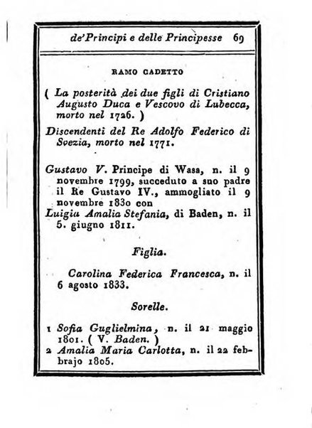 Almanacco di corte