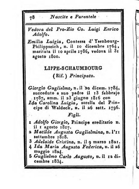 Almanacco di corte