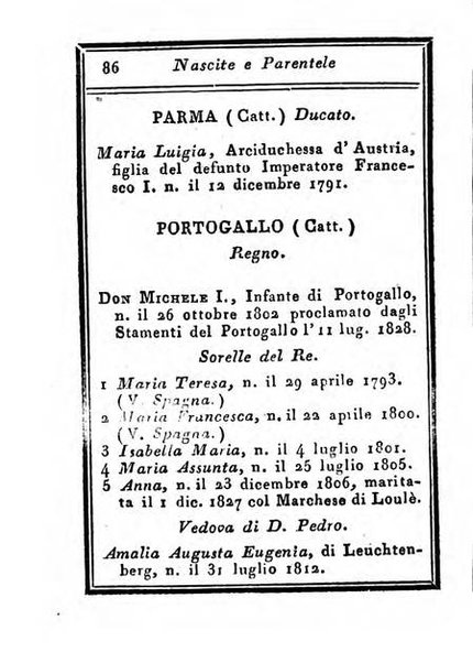 Almanacco di corte