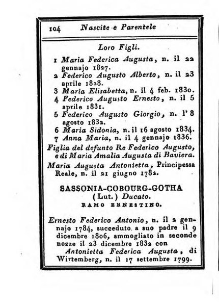 Almanacco di corte