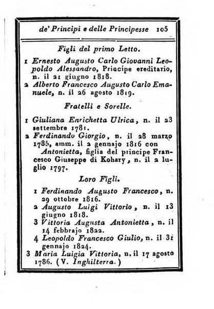 Almanacco di corte