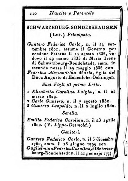 Almanacco di corte