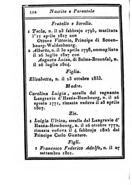 Almanacco di corte