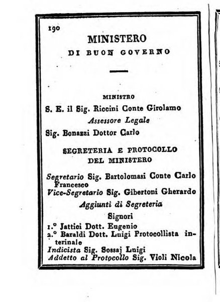 Almanacco di corte