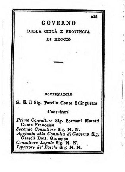 Almanacco di corte