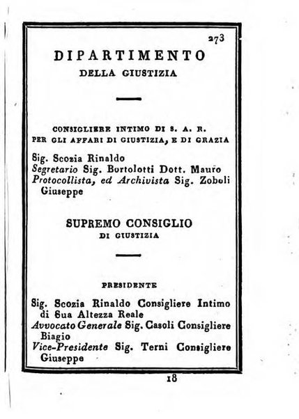 Almanacco di corte