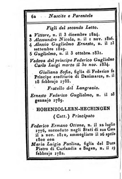 Almanacco di corte