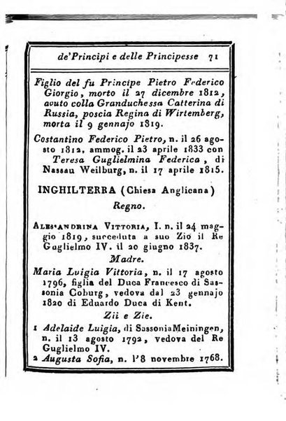 Almanacco di corte