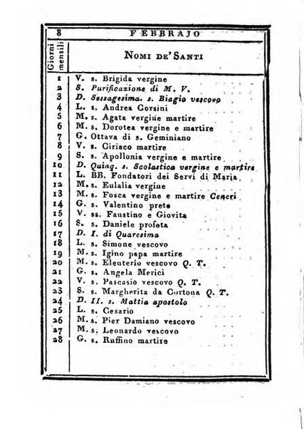 Almanacco di corte