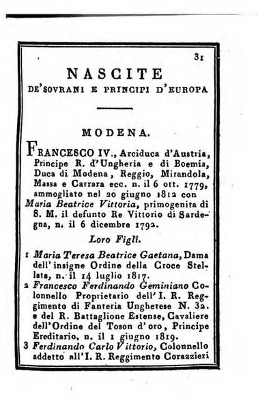 Almanacco di corte