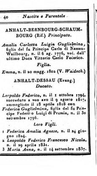 Almanacco di corte