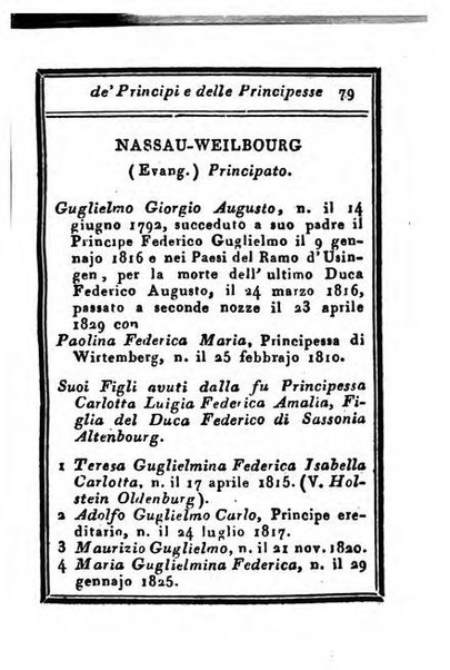 Almanacco di corte