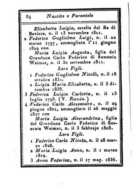 Almanacco di corte