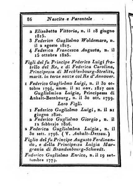 Almanacco di corte