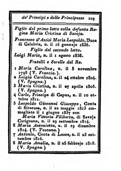 Almanacco di corte