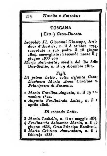 Almanacco di corte