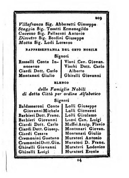 Almanacco di corte