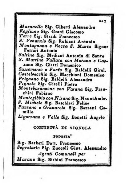 Almanacco di corte