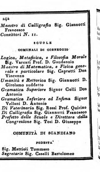 Almanacco di corte