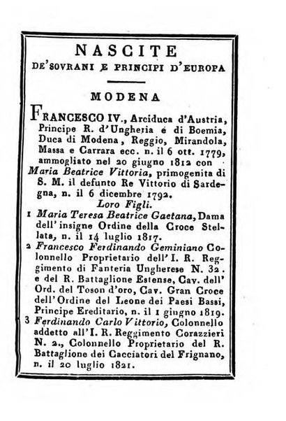 Almanacco di corte