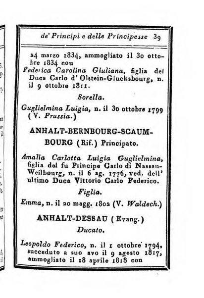 Almanacco di corte