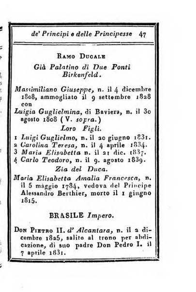 Almanacco di corte