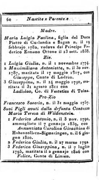 Almanacco di corte