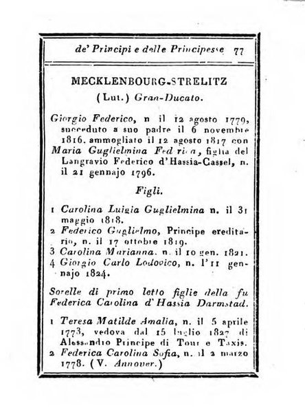 Almanacco di corte