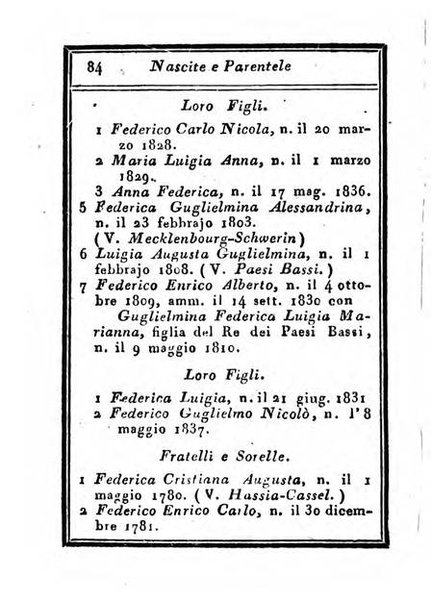 Almanacco di corte