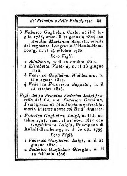 Almanacco di corte