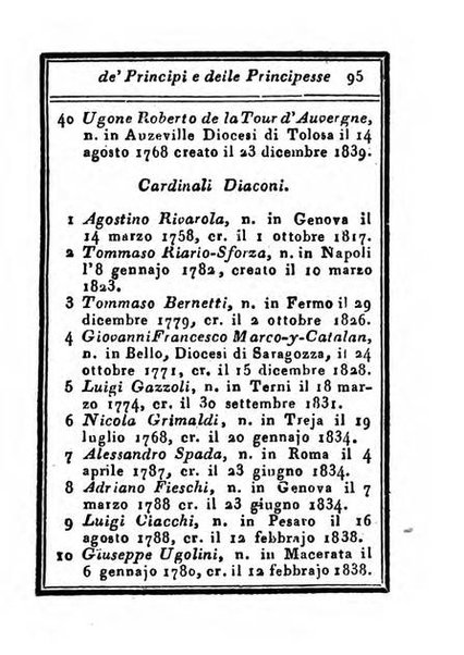 Almanacco di corte