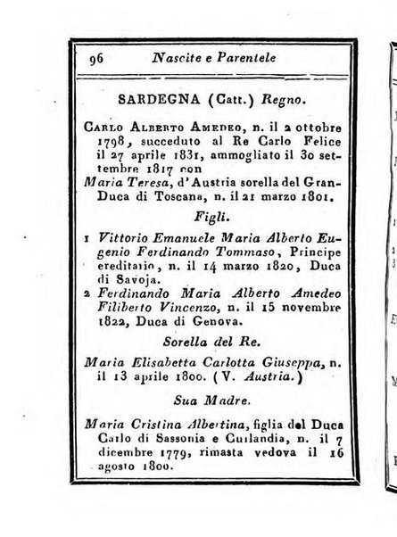 Almanacco di corte