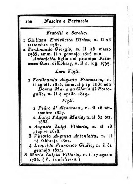 Almanacco di corte