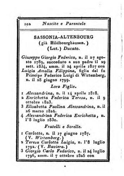 Almanacco di corte