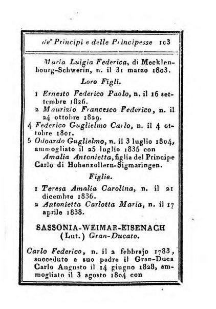 Almanacco di corte