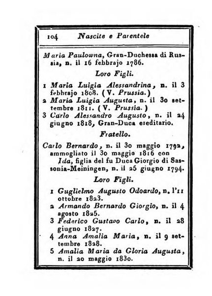 Almanacco di corte