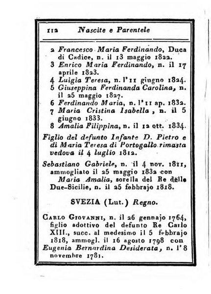 Almanacco di corte