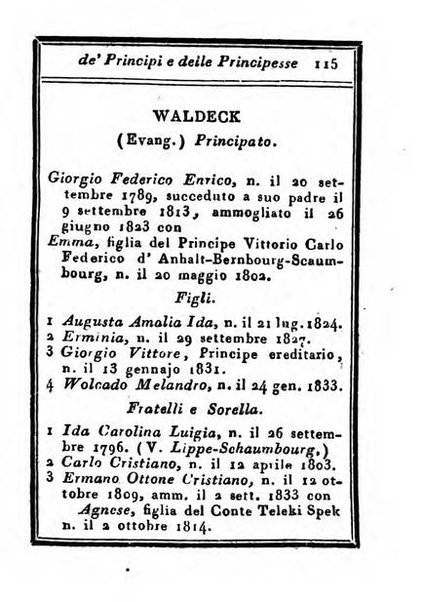 Almanacco di corte