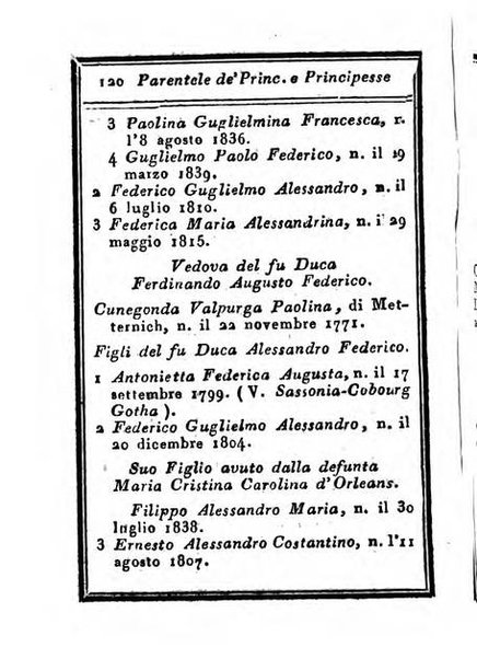 Almanacco di corte